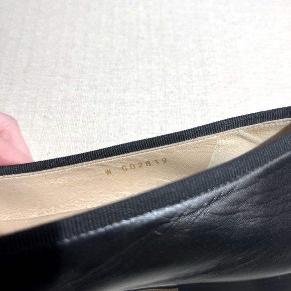 ❗️sold❗️🖤CHANEL🖤 Ballerinas Black Leather and Patent Leather 36 - Picture 12 of 12